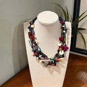 Short(18”) Bohemian Four Necklace #JW7